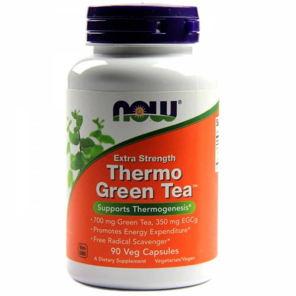 Zielona Herbata, Thermo Green Tea, NOW Foods, 90 kapsułek