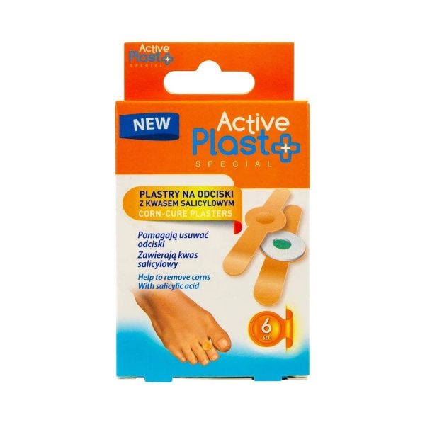 Plastry na Odciski z Kwasem Salicylowym, Active Plast Special