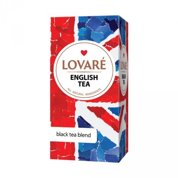 Czarna herbata „ENGLISH TEA” Lovare, 24 torebki po 2g