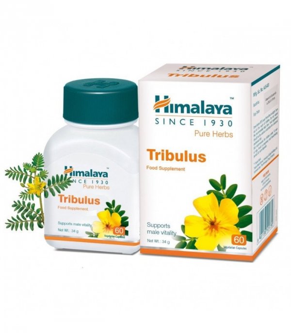 Gokshura (Tribulus Terrestris), Himalaya Herbals, 60 kapsułek