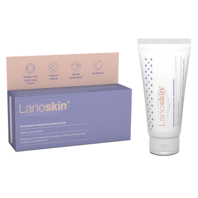 Lanoskin - 100% czysta lanolina na popękaną i suchą skórę, 30 g