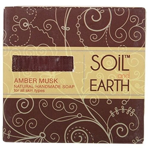 Mydło Naturalne Amber Musk Antystresowe, Soil &amp; Earth, 125g