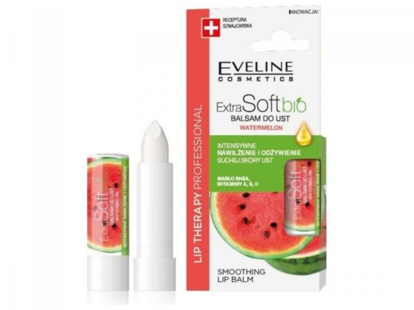 Eveline Lip Therapy Professional Balsam ochronny do ust Extra Soft Bio - Arbuz