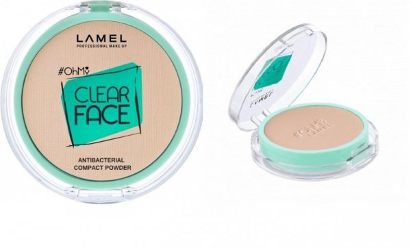 LAMEL OhMy Clear Face Puder kompaktowy antybakteryjny nr 401 6g