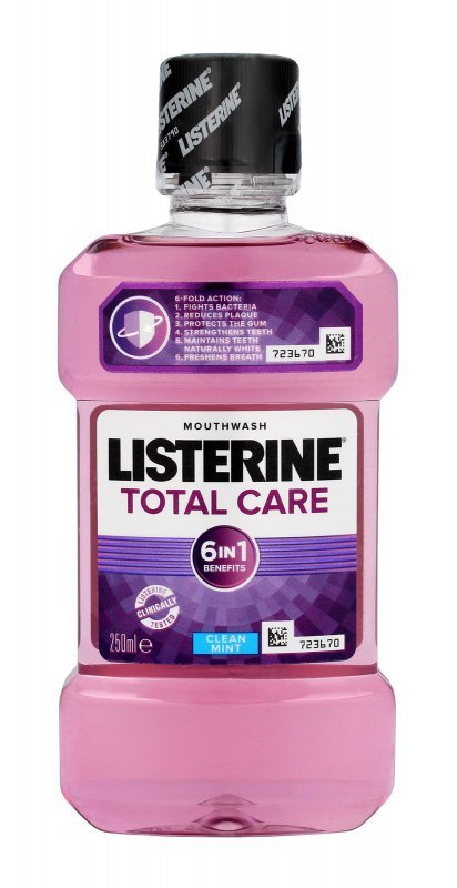 Listerine Total Care Płyn do płukania jamy ustnej 6w1 - Clean Mint  250ml