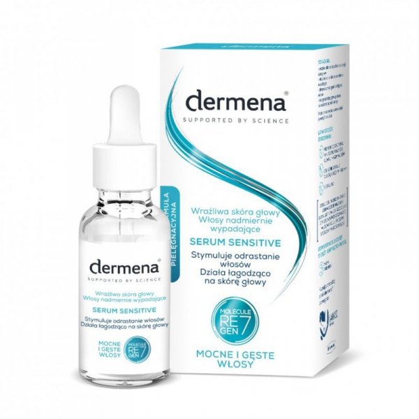Dermena Supported By Science Serum Sensitive stymulujące odrastanie włosów 50ml