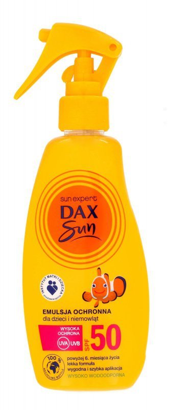 Dax Sun Emulsja ochronna dla dzieci i niemowląt SPF50 - spray 200ml