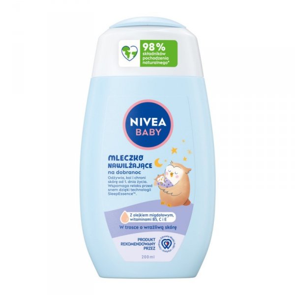 NIVEA BABY Mleczko nawilż. dobranoc 200ml