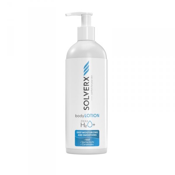 SOLVERX Deep H2O+ Balsam do ciała głęboko nawilżający - skóra przesuszona i odwodniona 400 ml
