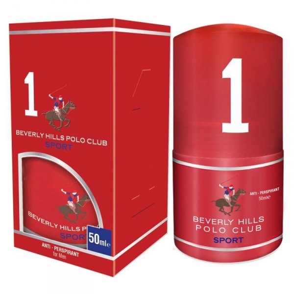 BEVERLY HILLS Polo Club 1 Antyperspirant roll-on dla mężczyzn 50 ml