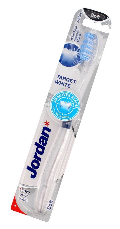 Jordan Szczoteczka do zębów Target White soft - mix kolorów 1szt