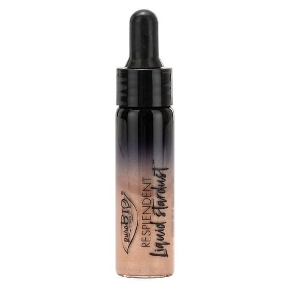 Rozświetlacz w płynie Stardust, PuroBIO kolor 01 - CHAMPAGNE, 12ml