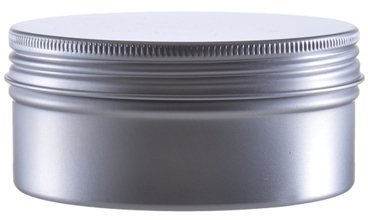 Srebrny Okrągły Słoik Aluminium, 150ml