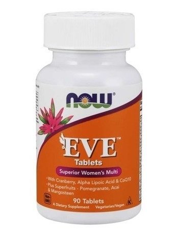 EVE Multiwitaminy dla Kobiet, NOW Foods, 90 tabletek