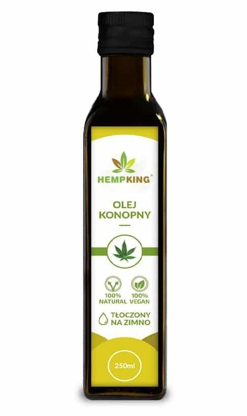 Olej Konopny RAW, Hempking, 250ml