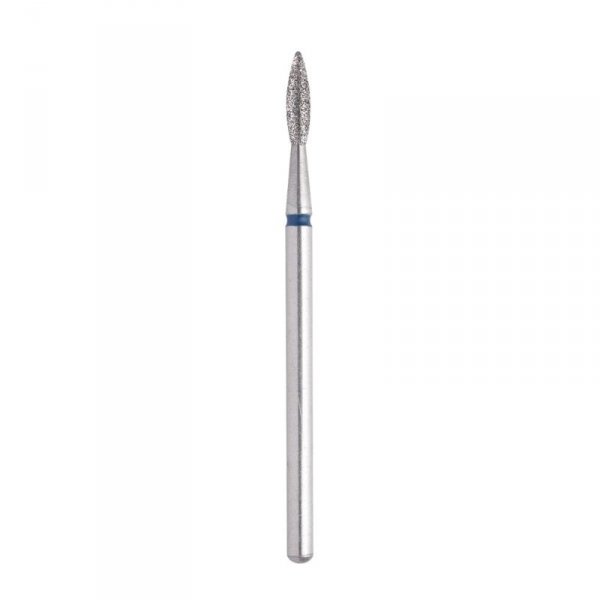 STALEKS Frez do paznokci - diamentowy płomyk 2.1/8mm (niebieski) 1szt