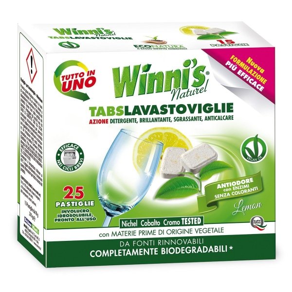 Tabletki do Zmywarek, Ekologiczne, 25 Sztuk, Winni's