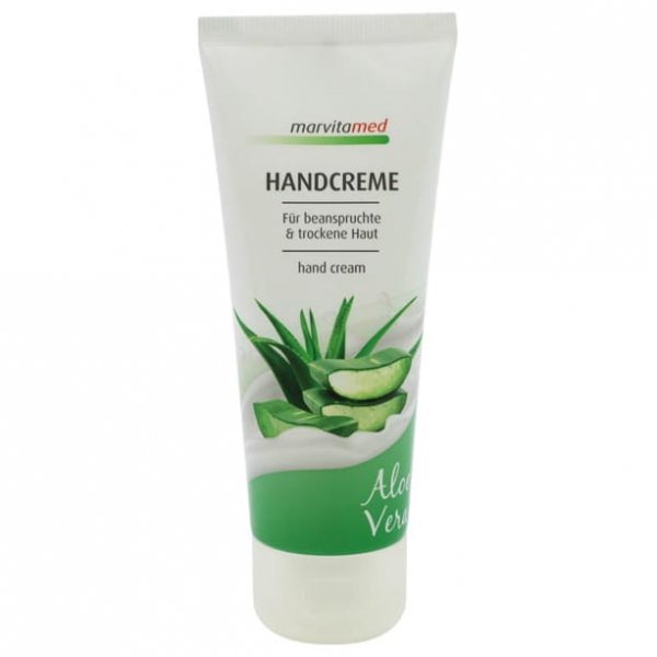 Nawilżający Ochronny Krem do rąk z Aloesem Marvita med, 75ml