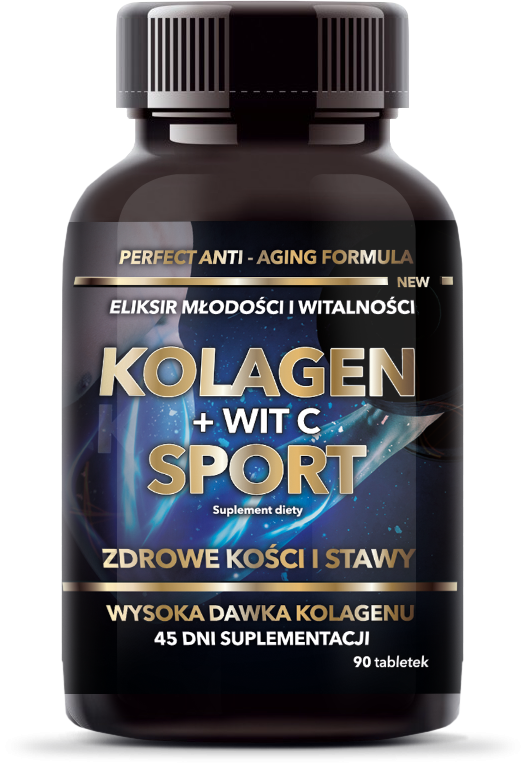 Kolagen + Witamina C SPORT, 90 tabletek, Intenson