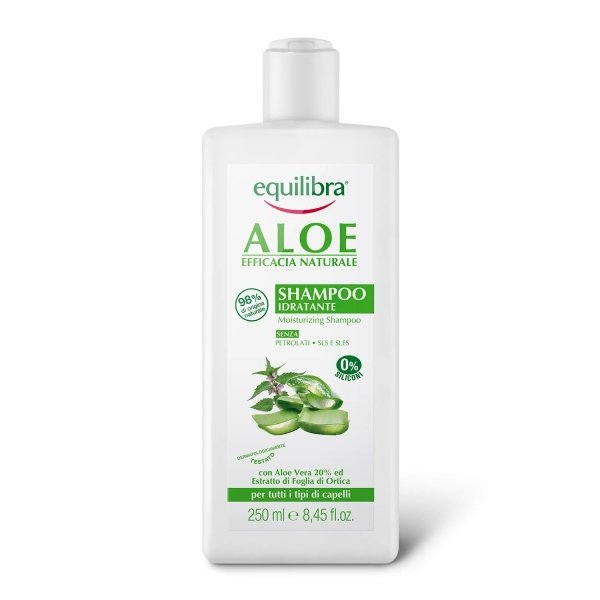 Equilibra Aloe Szampon z aloesem - każdy rodzaj włosów 250ml