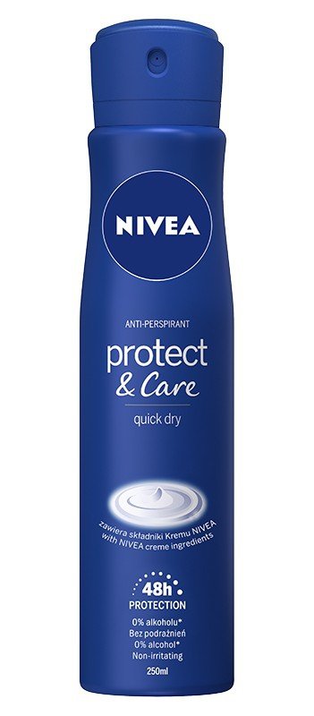 Nivea Dezodorant PROTECT &amp; CARE spray damski  250ml
