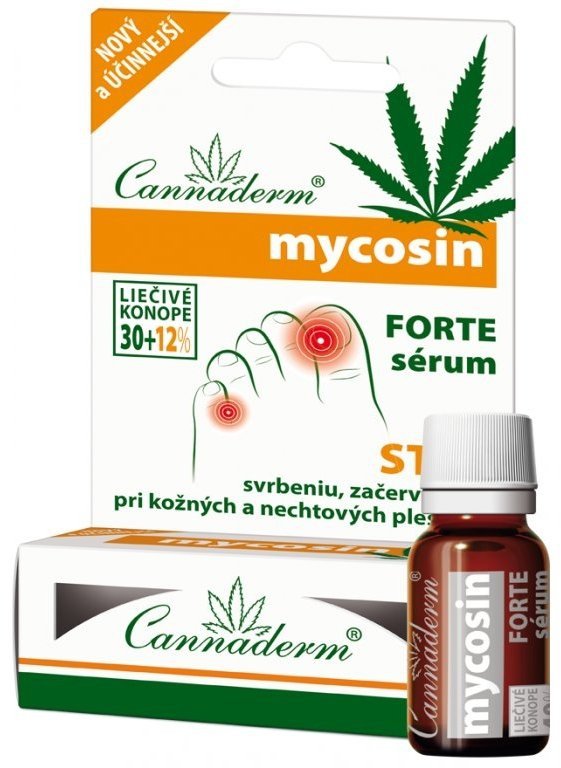 Serum Przeciwgrzybicze z Olejem z Konopi Cannaderm Mycosin Forte, 12ml