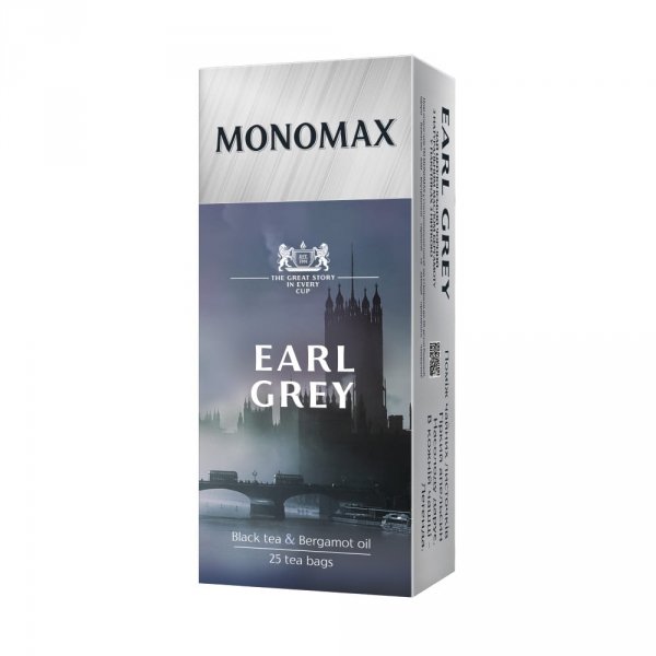 Czarna herbata Earl Grey, Monomax (2g x 25 torebek)