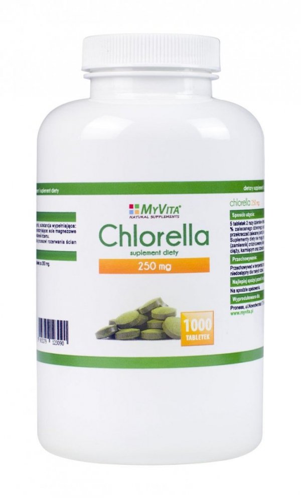 Chlorella Myvita 250mg, Suplement Diety