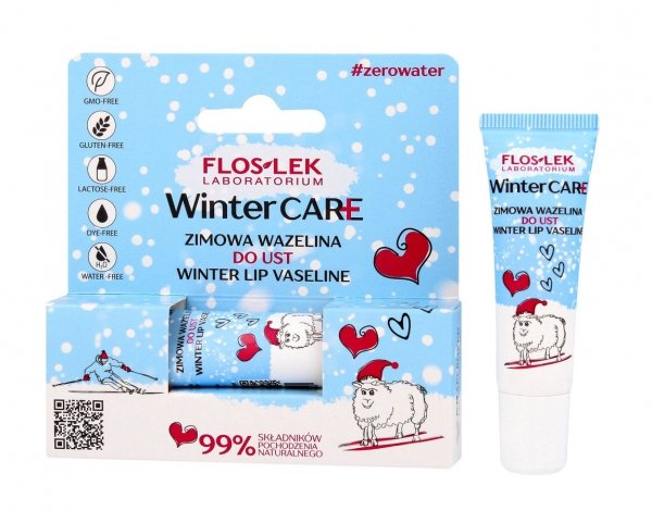 Floslek Winter Care Zimowa Wazelina do ust - tubka 10g