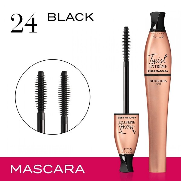 Bourjois Twist Extreme Fiber Mascara nr 24 black 8ml