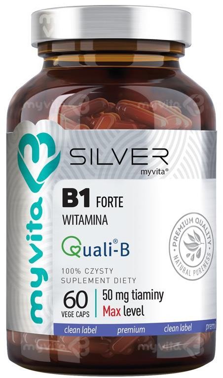 Witamina B1 Forte (50 mg Tiaminy) SILVER PURE 100%, Myvita