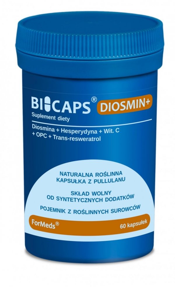 BICAPS DIOSMIN+ Formeds, Diosmina, 60 kapsułek