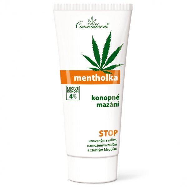 Охлаждающий Конопляный гель для мышц и суставов, Mentholka, Cannaderm, 200мл