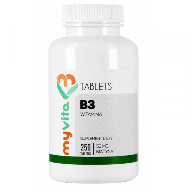 Niacyna Witamina B3 50mg, Myvita