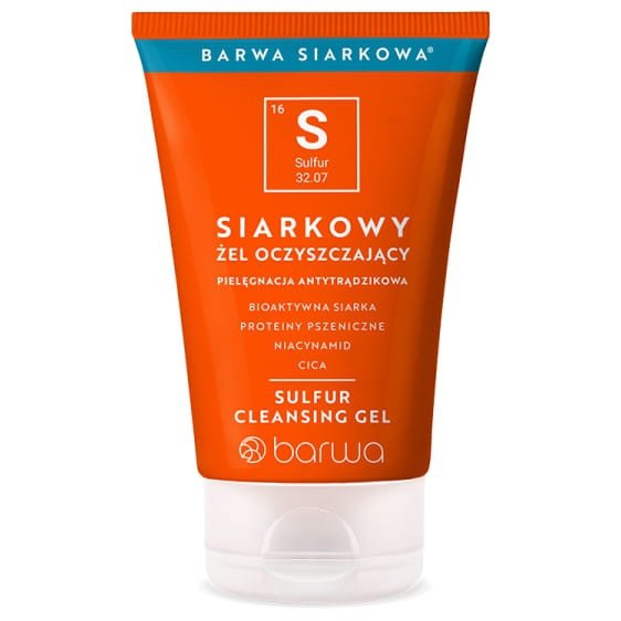 Siarkowy Żel Oczyszczający Antytrądzikowy Barwa Siarkowa, 120 ml