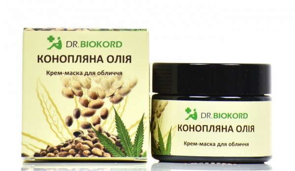 Конопляная Маска для Лица, Dr.Biokord, 100% Натуральная