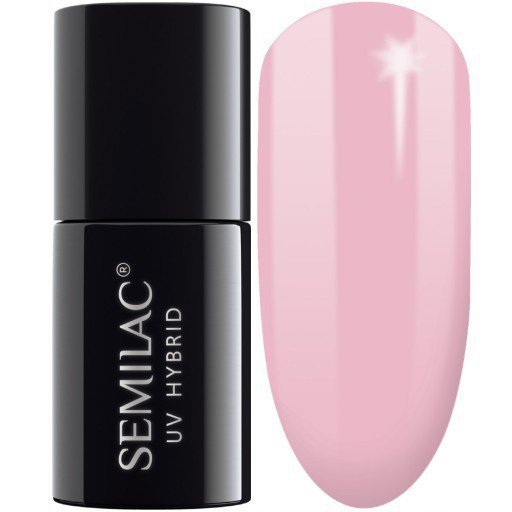 SEMILAC Lakier hybrydowy 047 Pink Peach Milk 7 ml