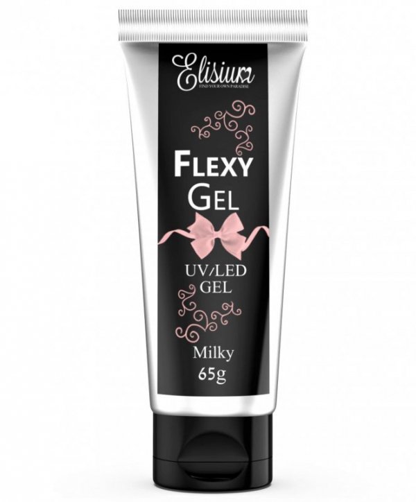 ELISIUM Flexy Gel do przedłużania paznokci UV/LED Milky 65g