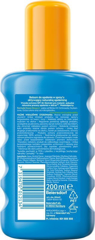 NIVEA SUN Balsam SPF 30 spray Protect&Bronze 200m&