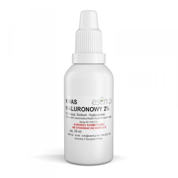 Kwas Hialuronowy roztwór 2%, Esent, 30 ml
