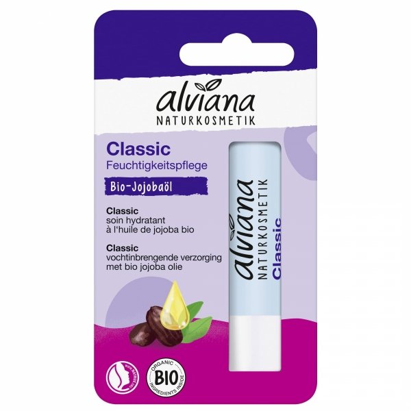Balsam do ust Classic Alviana Naturkosmetik, 4,5g