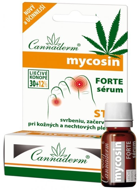 Противогрибковая сыворотка для кожи и ногтей Cannaderm Mycosin Forte, 12мл