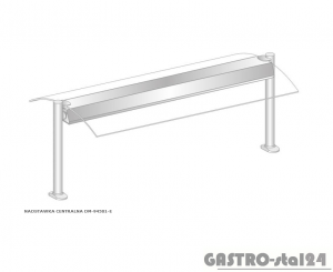Nadstawka centralna z grzaniem i oświetleniem DM-94581 G-E wym. 1234x575x470