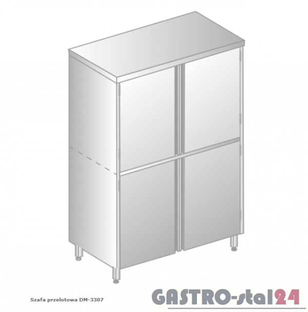Szafa przelotowa drzwi skrzydłowe DM 3307.01 szerokość: 700 mm, wysokość: 2000 mm (800x700x2000)