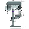 Wiertarka stołowa Optimum OPTIdrill D23 Pro 230 V z wyświetlaczem
