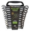 Zestaw kluczy płasko-oczkowych GearWrench Ratchet Head 12szt. 9412BE
