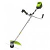 Akumulatorowa kosa z funkcją podkaszarki GREENWORKS 60V (GD60BCB) GR2108407 - uchwyt rowerowy