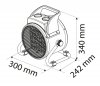 Nagrzewnica NEO TOOLS 90-064 elektryczna ceramiczna PTC 5kW 