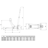 Hydrauliczny podnośnik podłogowy Bahco BH11500  1,5t