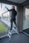 Drabina dwustronna ze stopniami R13 KRAUSE 2x12 stopni 136220